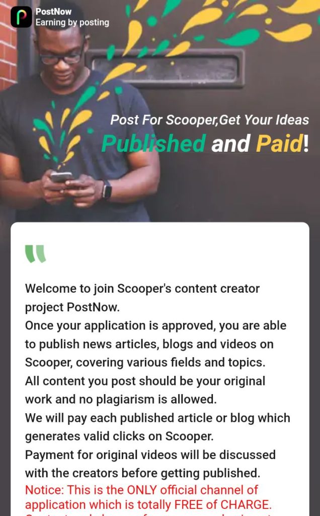 scooper news registration, which one pays better