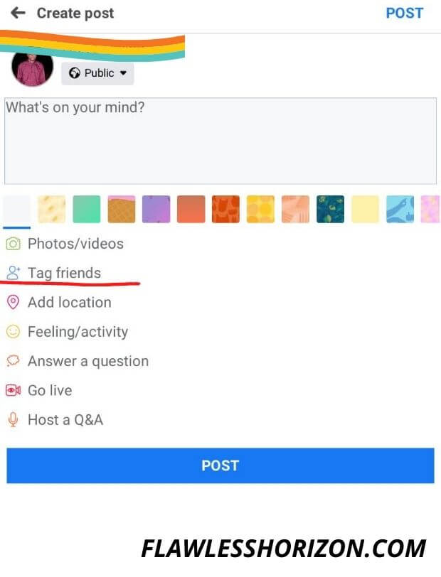 how to tag friends