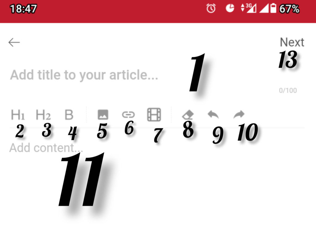 write articles in opera news hub write.